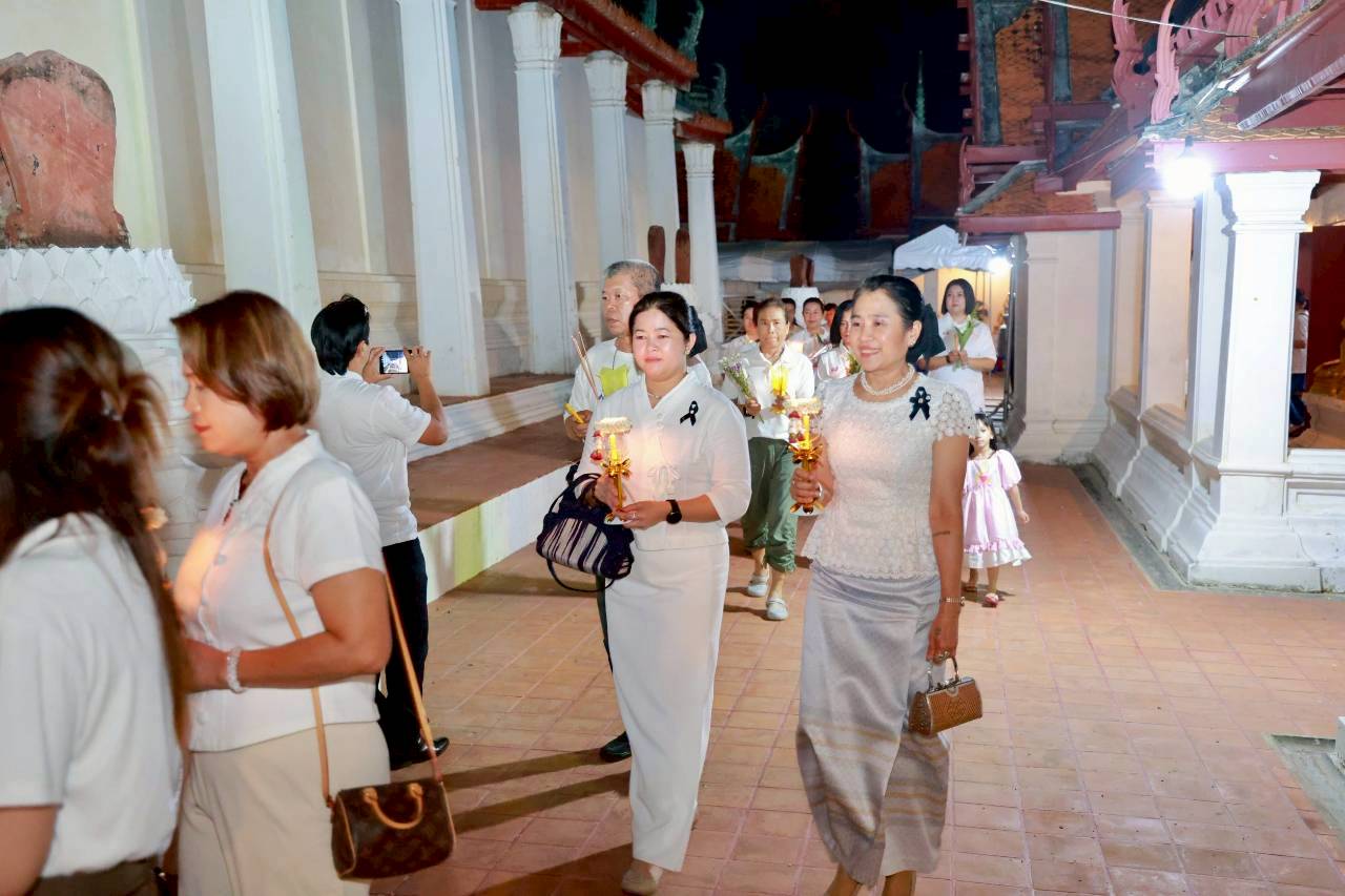 title - ปฏิรูปที่ดินจังหวัดเพชรบุรี ร่วมประกอบพิธีเวียนเทียน เนื่องในเทศกาลวันมาฆบูชา ประจำปี 2569 เพื่อร่วมสืบสานประเพณีทางพระพุทธศาสนาและถวายเป็นพุทธบูชา